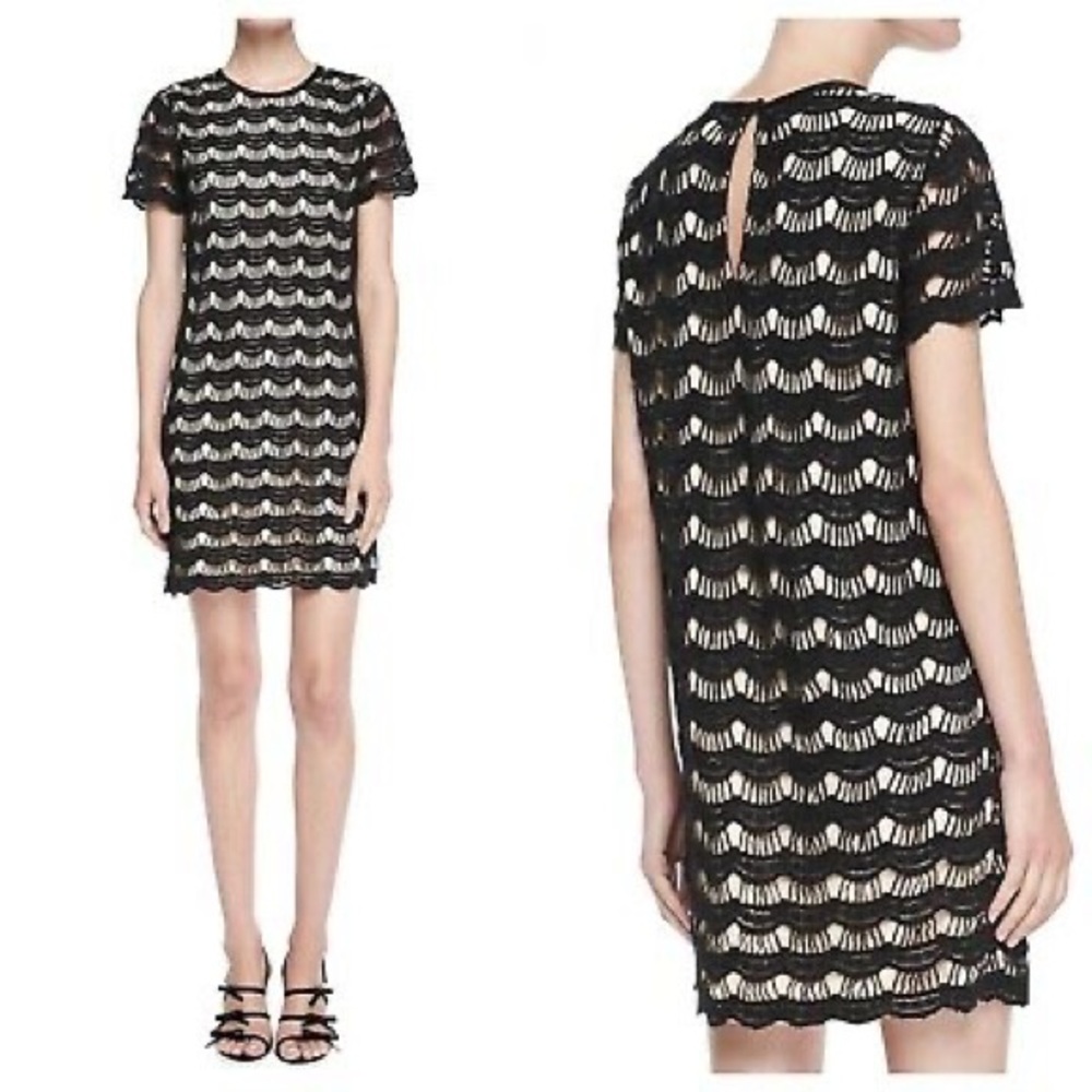 kate spade virginia scalloped lace dress